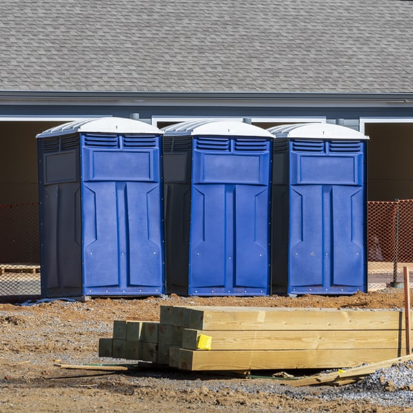 do you offer hand sanitizer dispensers inside the porta potties in Pennville Pennsylvania